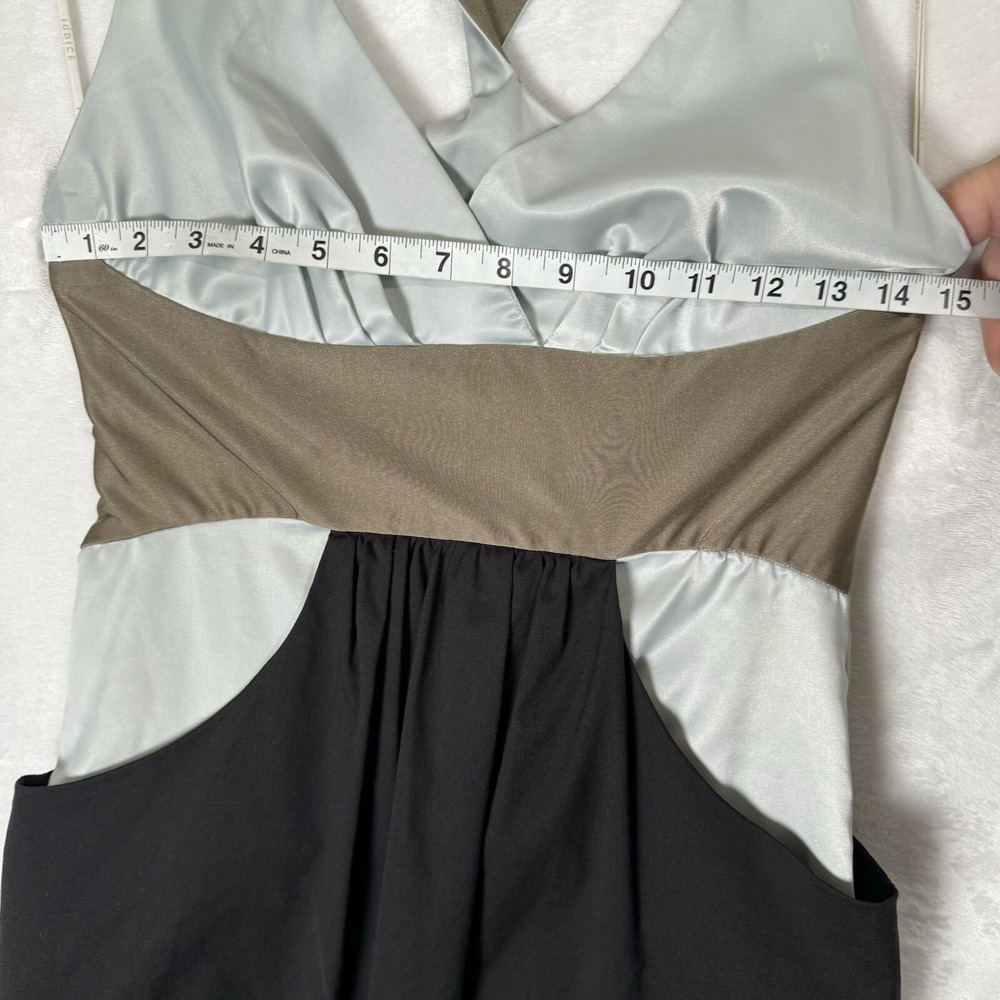 Saks 5th Avenue Iodice‎ Mini Dress Size XS Racerback Colorblock Sexy Party - Picture 10 of 16